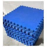 Uline Blue Interlocking Foam Floor Tiles 100sqft