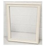 White Framed Wall Mirror