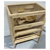 Wooden Hamster Habitat Cage
