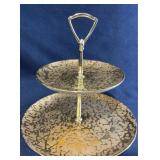 MCM 22k Weeping Gold Bright Server Stand