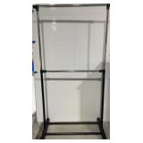 Mobile 2 Teir Clothing Rack 70 x 38in