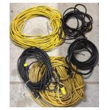 Heavy Duty Yellow & Black Extension Cables