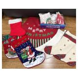 Christmas Tree Skirt, Stockings & Linens