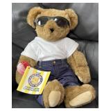 Vermont Teddy Bear Lover Boy Cool Shades Plush