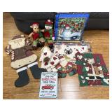 Christmas Santa Claus Holiday Decor Variety Lot