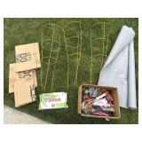 Garden Supplies Tomato Cages Gloves