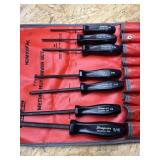 Snap On Ball Hex Drivers SAE Black Handled Tools