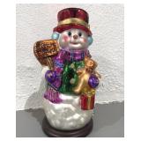 Large Thomas Pacconi 18' Glass Snowman Statue