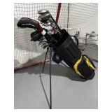 Golf Clubs & Stand Bag