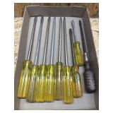 Large Flat-Head Screwdrivers Pratt-Read & Irwin