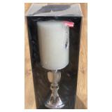Ivory/Silver Glitter w Holder 4x6'