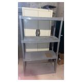 4 Shelf Gray Rack.