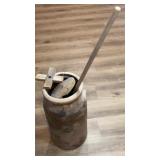 Antique Primitive Stoneware Butter Churn