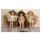 Porcelain Fairy Dolls 13'T
