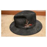 Vintage Henry The Hatter Fedora Sz 7 3/8