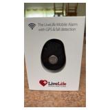 Live life mobile alarm with GPS and fall