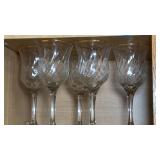 Set Of 5 Wine Glasses 3x7.5'
