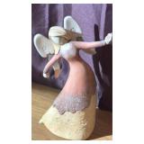 Ceramic Angle Figurine 2004UDC  7x14'