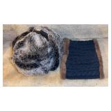 Dockers Fur Hunting Cap(L/XL) & Neck Warmer