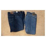 Wrangler & Levi's Blue Jeans