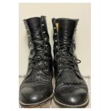 Justin Me ï¿½s Leather Western Boots Sz 10 1/2