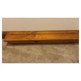 Wooden Picture / Plate Shelf 24x5x3'