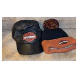 Harley Davidson Leather Baseball & Winter Caps