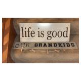 Wooden Hanging Home Decor 20x8' & 24x4'