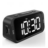 Odokee Dual Alarm Clock USB Charging Port