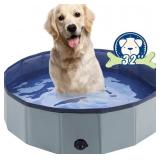 Eooqi Foldable Dog Pool 32in Gray