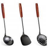 FJNATINH 3-Pc Wok Utensil Set