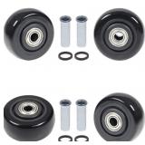 3ï¿½ PU Push Cart Wheels Set