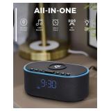 Odokee Wireless Charging Alarm Clock Radio