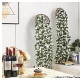 PONKING 4 Pack White Rose Garland Vines