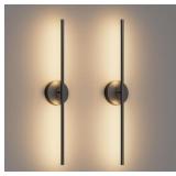 28In Black Wall Sconce 3000K LED