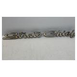 Pontiac Strato Chief Script Emblem 12ï¿½