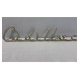 Cadillac Gold-Toned Script Emblem 6.5ï¿½