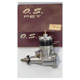 O.S. Pet .099 Glow Plug Engine 2.5x3ï¿½