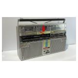 Sharp GF-555 Twin-Deck Boombox Radio Cassette