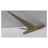 Ford Falcon Gold-Tone Fender Emblem 3.75ï¿½
