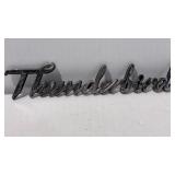 Ford Thunderbird Metal Script Emblem 6ï¿½