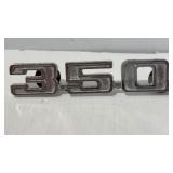 Chevrolet 350 Engine Fender Emblem 3.25ï¿½