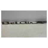 Chevrolet Belair Chrome Script Emblem