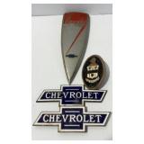 Vintage Chevrolet & Cord Emblems