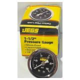 JEGS 1.5' Dia liquid-filled Fuel Pressure Gauge