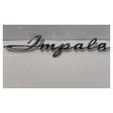 Chrome 1962 Chevrolet Impala Script Emblem