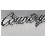 Ford 1963 Country Sedan Script Emblem
