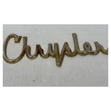 Chrysler Newport Gold Front Fender Emblem
