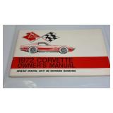 Corvette 1972 Ownerï¿½s Manual 2nd Edition