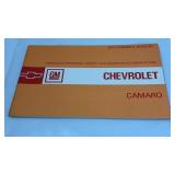 Chevrolet 1971 Camaro Owners Manual 2nd Edition